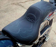Skull and Flames Gunfighter Seat